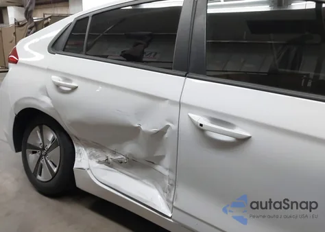 2019 Hyundai Ioniq Hybrid Blue из США, поврежденный, VIN KMHC65LC8KU131313